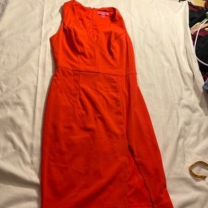 Betsey Johnson Salmon Dress w/ Scalloping Details